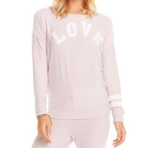 Chaser NEW Blush Pink Love Pullover Top 🤍 XS,S, M